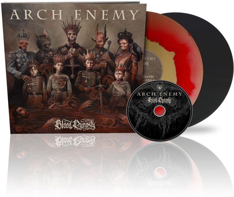Arch Enemy - Blood Dynasty Limited Deluxe Edition, Red/Golden & Black Vinyl, 2 LPs + CD