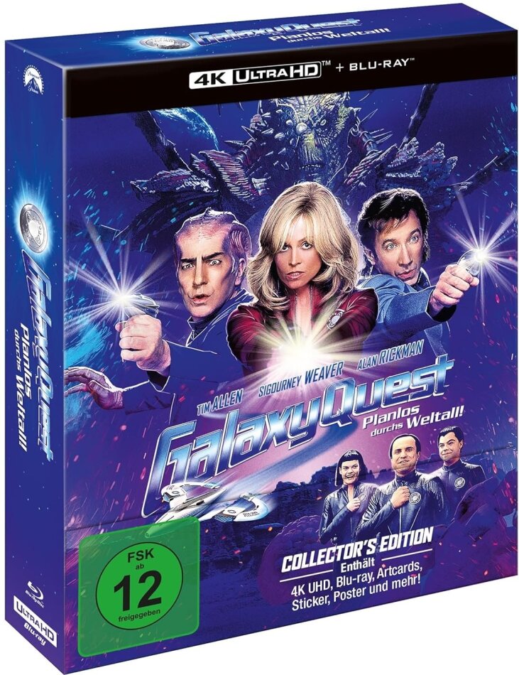 Galaxy Quest (1999) 25th Anniversary Collector's Edition, Limited Edition, Steelbook, 4K Ultra HD + Blu-ray
