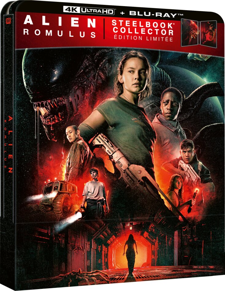 Alien: Romulus (2024) Édition Collector Limitée, Steelbook, 4K Ultra HD + Blu-ray