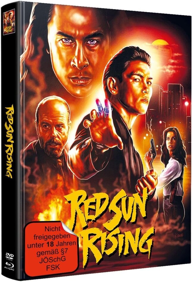 Red Sun Rising (1993) Wattiert, Limited Edition, Mediabook, Blu-ray + DVD
