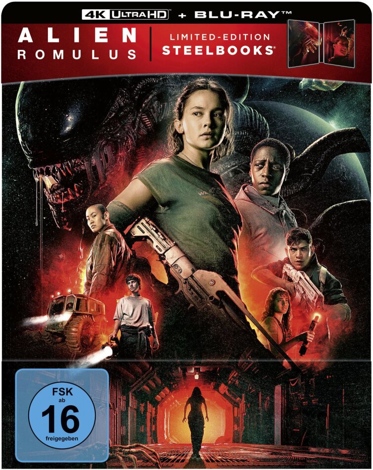 Alien: Romulus (2024) Limited Edition, Steelbook, 4K Ultra HD + Blu-ray