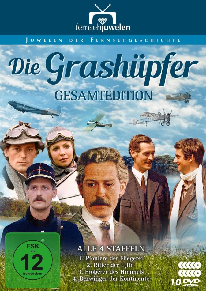 Die Grashüpfer - Gesamtedition - Alle 4 Staffeln 10 DVDs