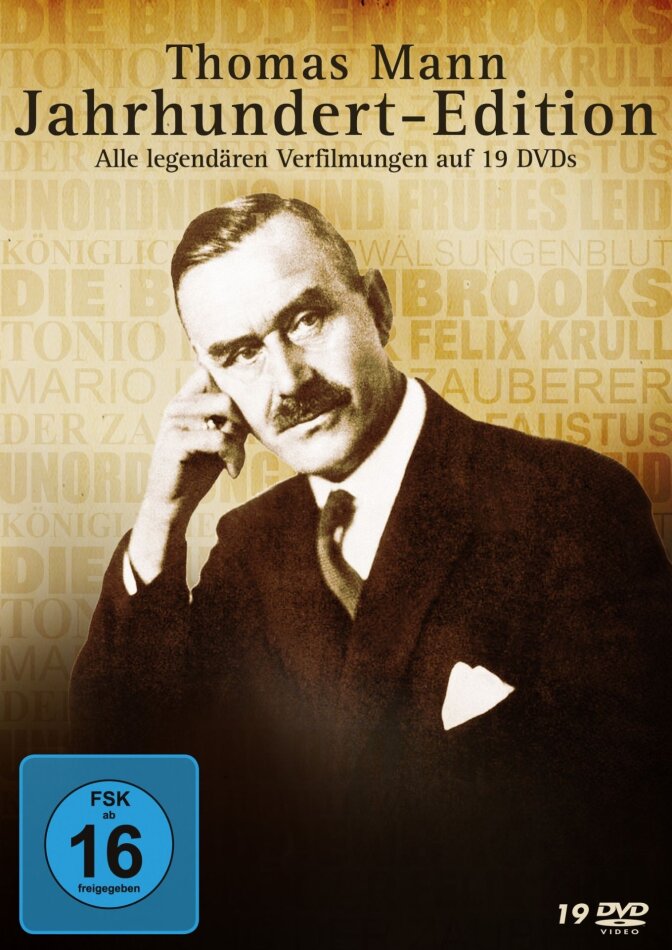 Thomas Mann - Jahrhundert-Edition - Alle verfügbaren Verfilmungen 19 DVDs