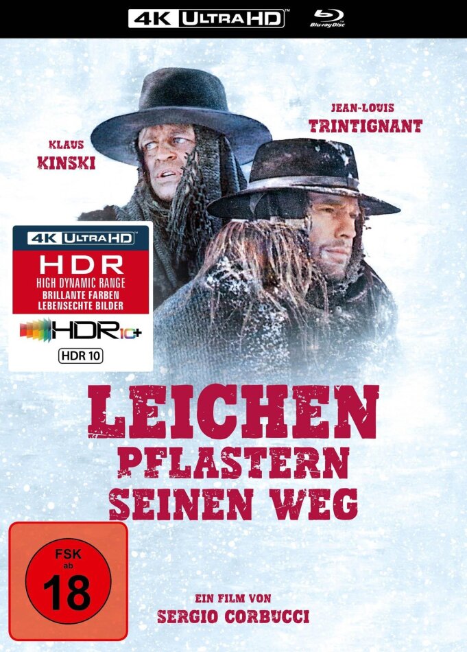 Leichen pflastern seinen Weg (1968) Limited Collector's Edition, Mediabook, 4K Ultra HD + Blu-ray