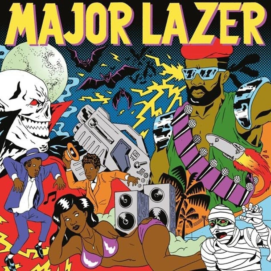 Major Lazer (Diplo & Switch) - Guns Don't Kill People... Lazers Do 2024 Reissue, Virgin, Clear Vinyl, 2 LP