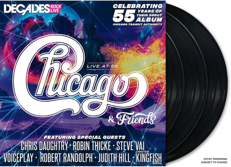 Chicago & & Friends - Live At 55 3 LPs