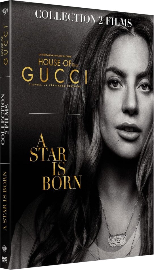 A Star Is Born (2018) / House of Gucci (2021) - Lady Gaga Collection 2 Films 2 DVDs
