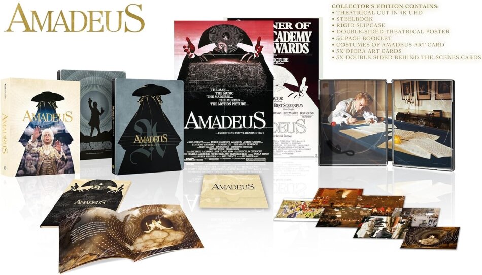 Amadeus (1984) Kinoversion, Limited Collector's Edition, Steelbook
