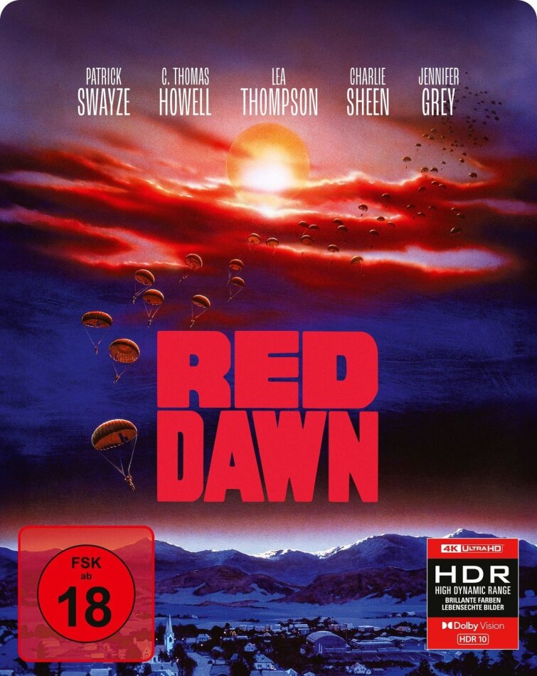 Red Dawn (1984) Limited Edition, Steelbook, 4K Ultra HD + 2 Blu-rays