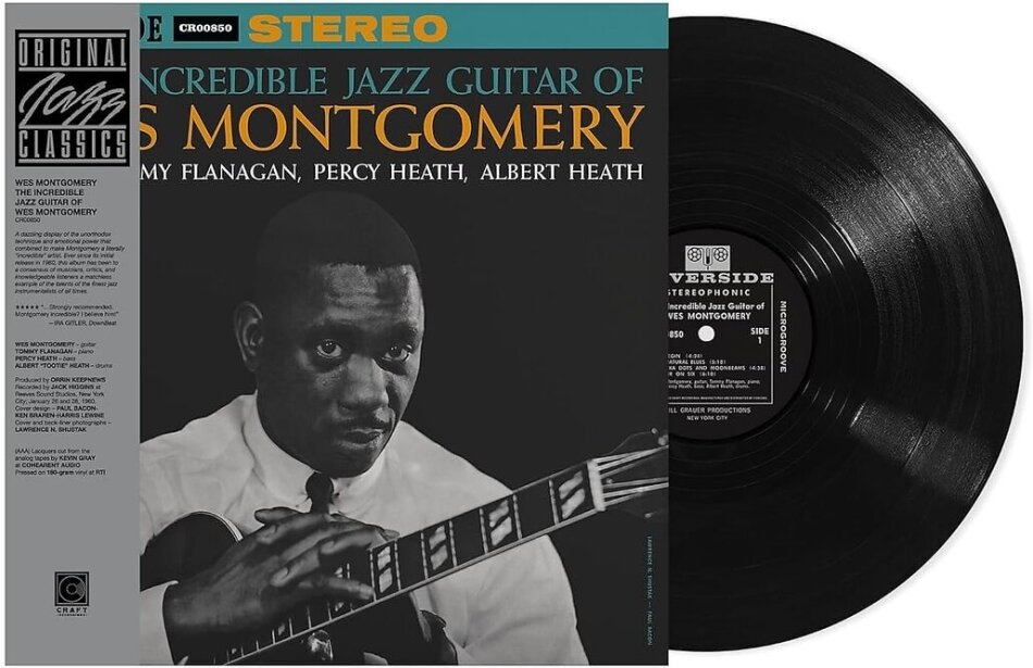 Wes Montgomery - Incredible Jazz Guitar Of Wes Montgomery 2024 Reissue, Concord Records, LP