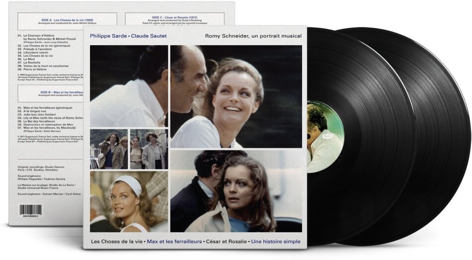 Philippe Sarde - Romy Schneider, Un Portrait Musical - OST 2 LPs