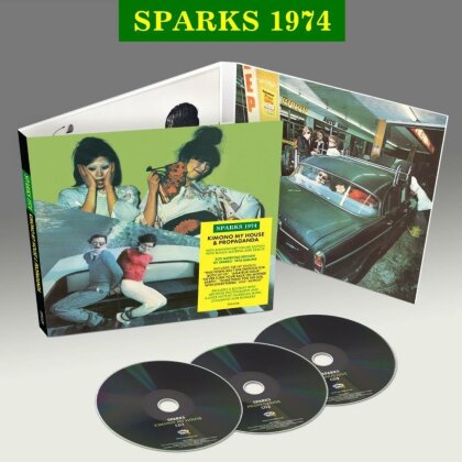The Sparks - Kimono My House / Propanda (2024 Reissue, Edsel, 50th Anniversary Edition, 3 CDs)