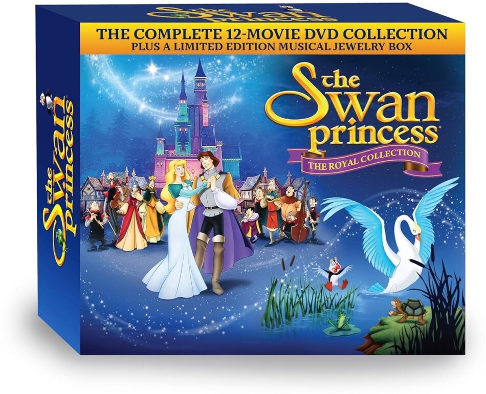 The Swan Princess: The Royal Collection - The Complete 12-Movie DVD Collection 30th Anniversary Edition, Gift Set, Limited Edition, 6 DVDs
