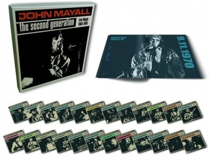John Mayall - Second Generation: Live Magic 1968-1993 (Madfish Records UK, Hardcover Buch Edition)