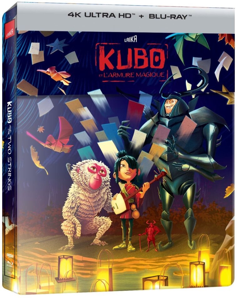 Kubo et l'armure magique (2016) Limited Edition, Steelbook, 4K Ultra HD + Blu-ray