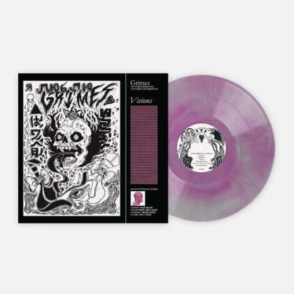 Grimes - Visions (2024 Reissue, 4AD, Limited Edition, Magenta/Green Vinyl, LP)