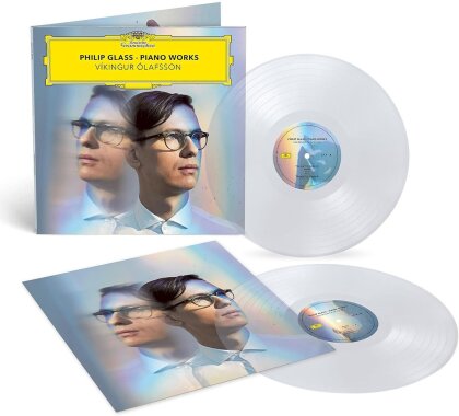 Philip Glass (*1937) & Olafsson Vikingur - Glass: Piano Works (2024 Reissue, Deutsche Grammophon, Crystal Clear Vinyl, 2 LPs)