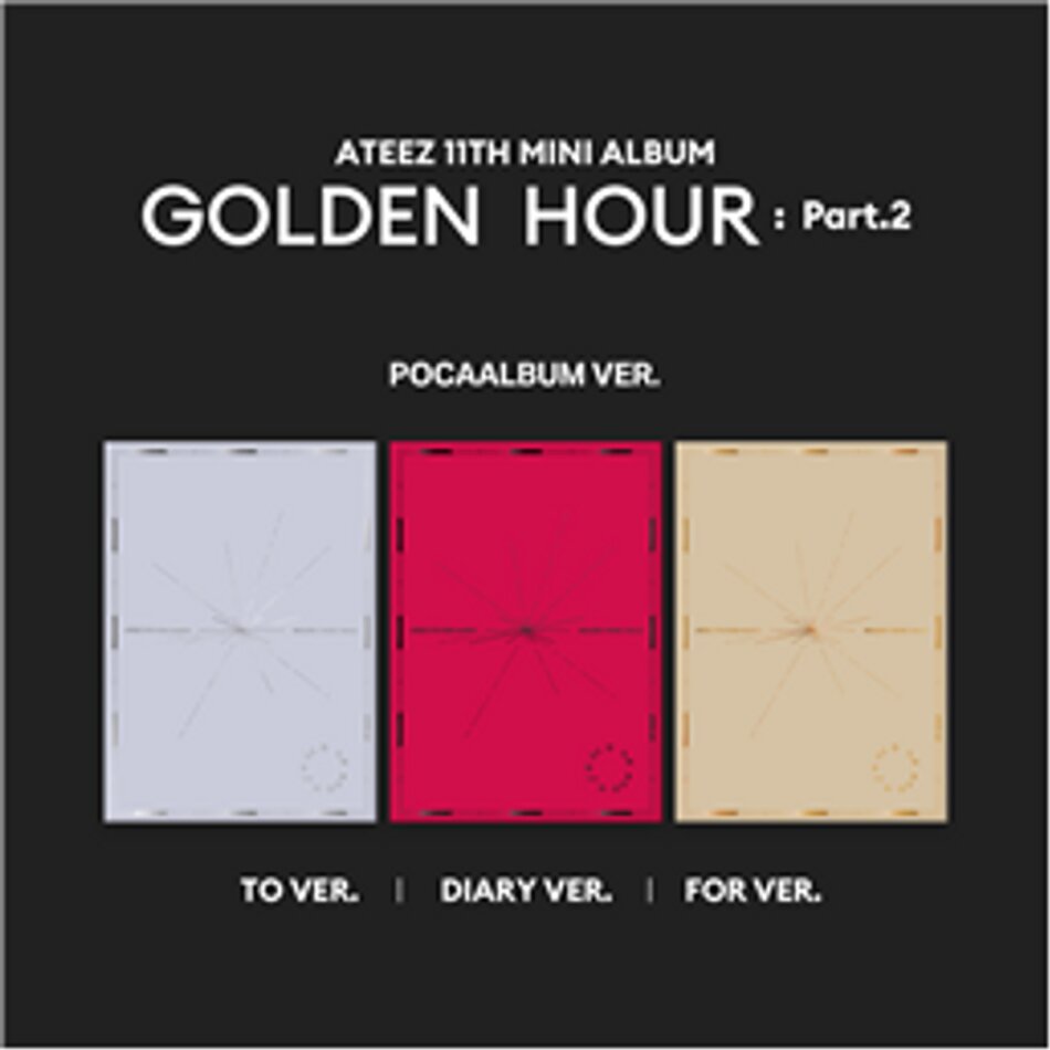 Ateez (K-Pop) - Golden Hour: Part.2 Pocaalbum Version