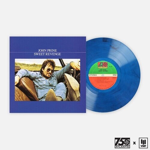 John Prine - Sweet Revenge 2024 Reissue, WEA, Blue/Black Vinyl, LP
