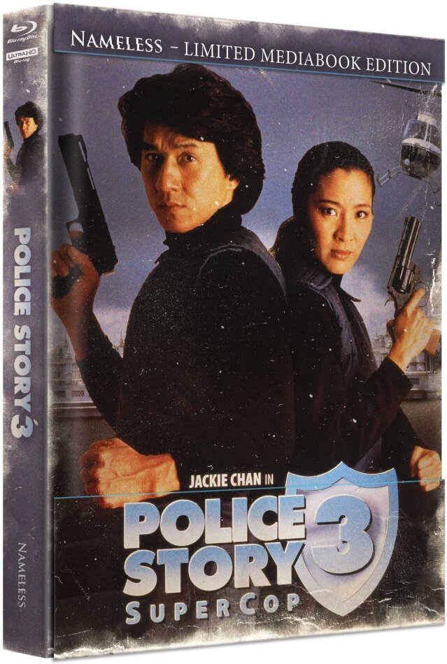 Police Story 3 - Supercop (1992) Cover A, Limited Edition, Mediabook, 4K Ultra HD + Blu-ray