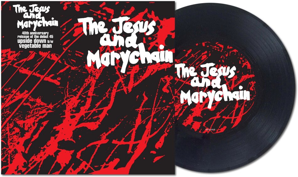 The Jesus And Mary Chain - Upside Down 2024 Reissue, Édition 40ème Anniversaire, 7" Single