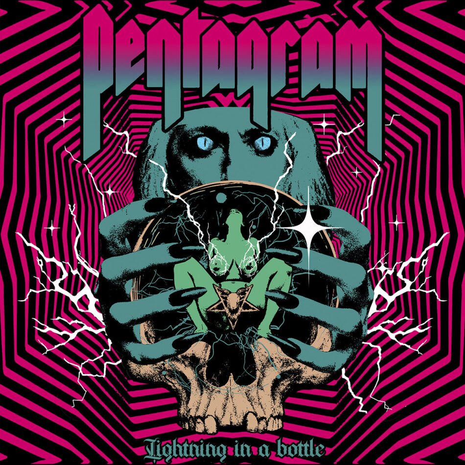 Pentagram - Lightning In A Bottle Trans Yellow Neon Magenta-Splatter Black Vinyl, LP
