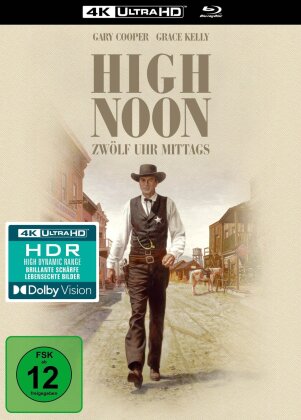 High Noon - Zw&ouml;lf Uhr Mittags (1952) (s/w, Limited Collector's Edition, Mediabook, 4K Ultra HD + Blu-ray)