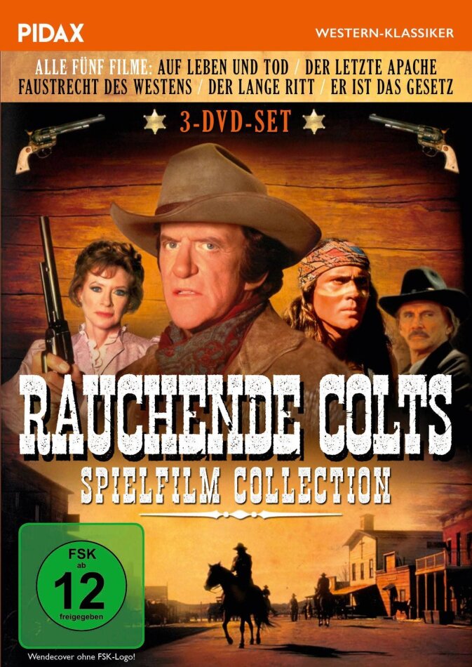Rauchende Colts - Spielfilm Collection - Alle fünf Filme Pidax Western-Klassiker, 3 DVDs