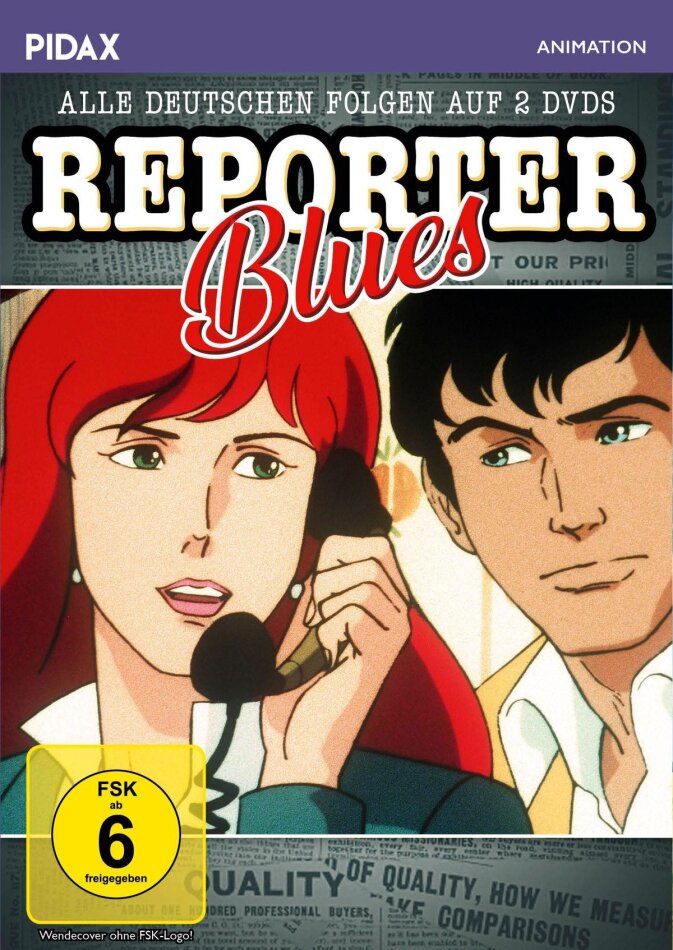 Reporter Blues - Alle deutschen Folgen Pidax Animation, 2 DVDs