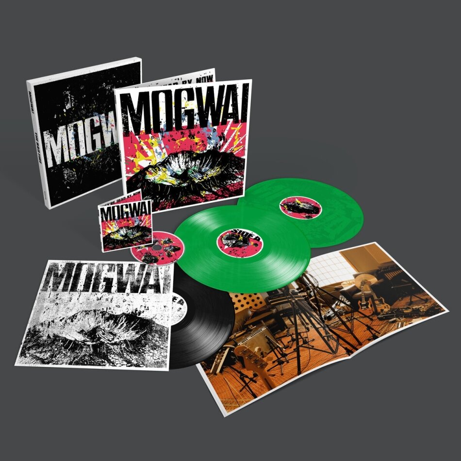Mogwai - The Bad Fire Deluxe Edition, Green & Black Vinyl, 3 LPs + CD