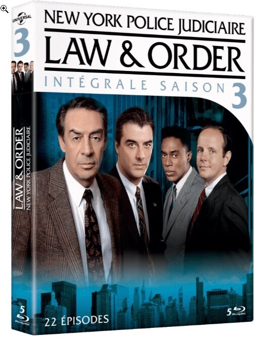 Law & Order - New York Police Judiciaire - Saison 3 5 Blu-ray