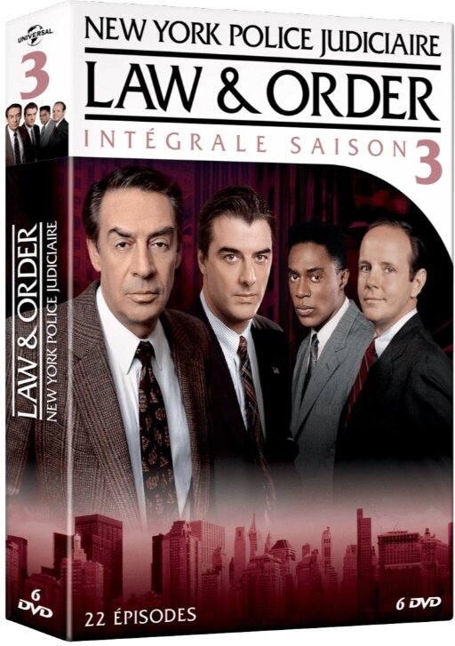 Law & Order - New York Police Judiciaire - Saison 3 6 DVD