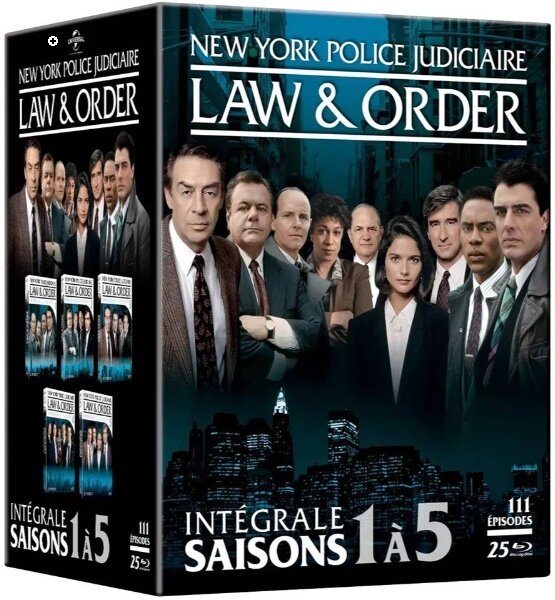 Law & Order - New York Police Judiciaire - Saisons 1 à 5 25 Blu-rays