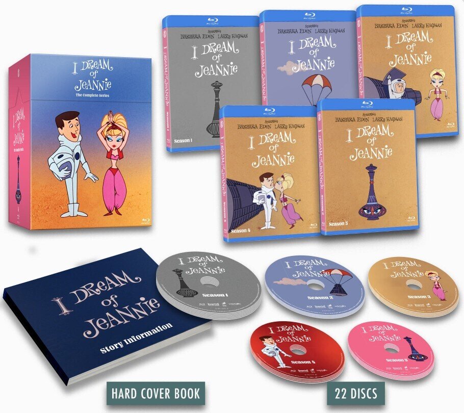 I Dream of Jeannie - The Complete Series Australian Release, Limited Edition, 22 Blu-rays