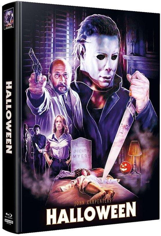 Halloween (1978) Wattiert, Limited Edition, Mediabook, 4K Ultra HD + Blu-ray