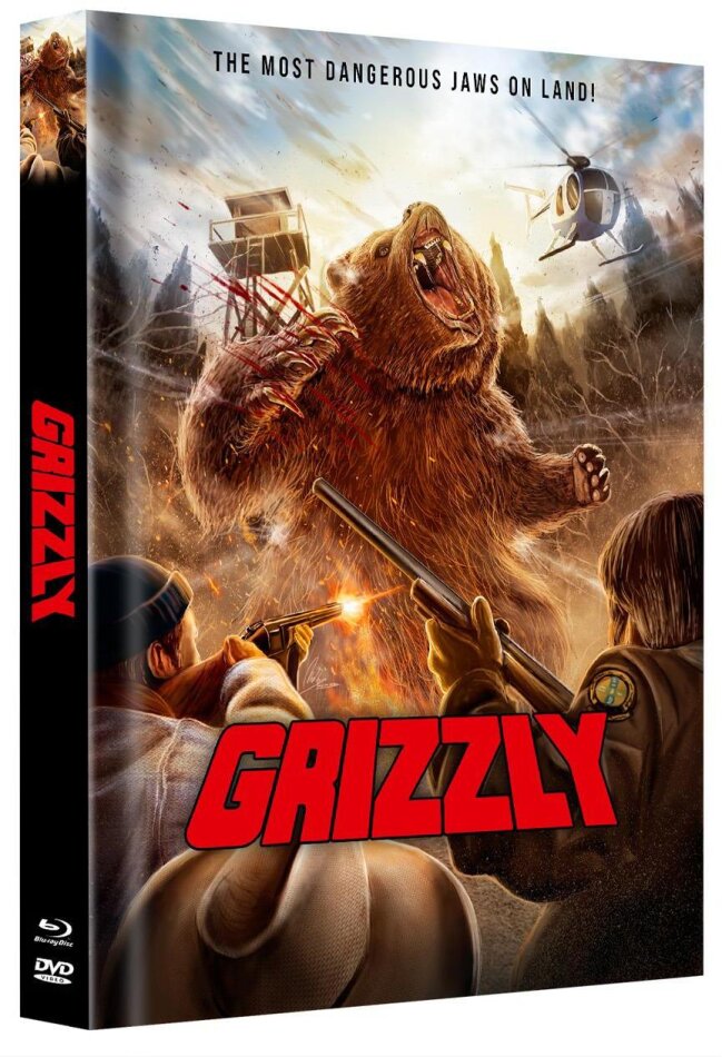 Grizzly (1976) Cover A, Limited Edition, Mediabook, Blu-ray + DVD