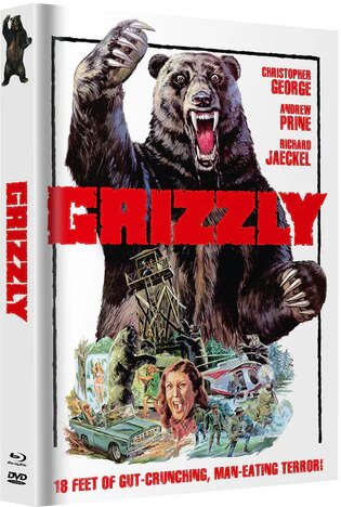 Grizzly (1976) Cover C, Limited Edition, Mediabook, Blu-ray + DVD