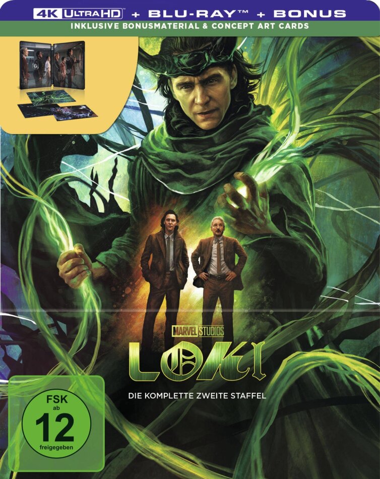 Loki - Staffel 2 Limited Collector's Edition, Steelbook, 2 4K Ultra HDs + 2 Blu-rays