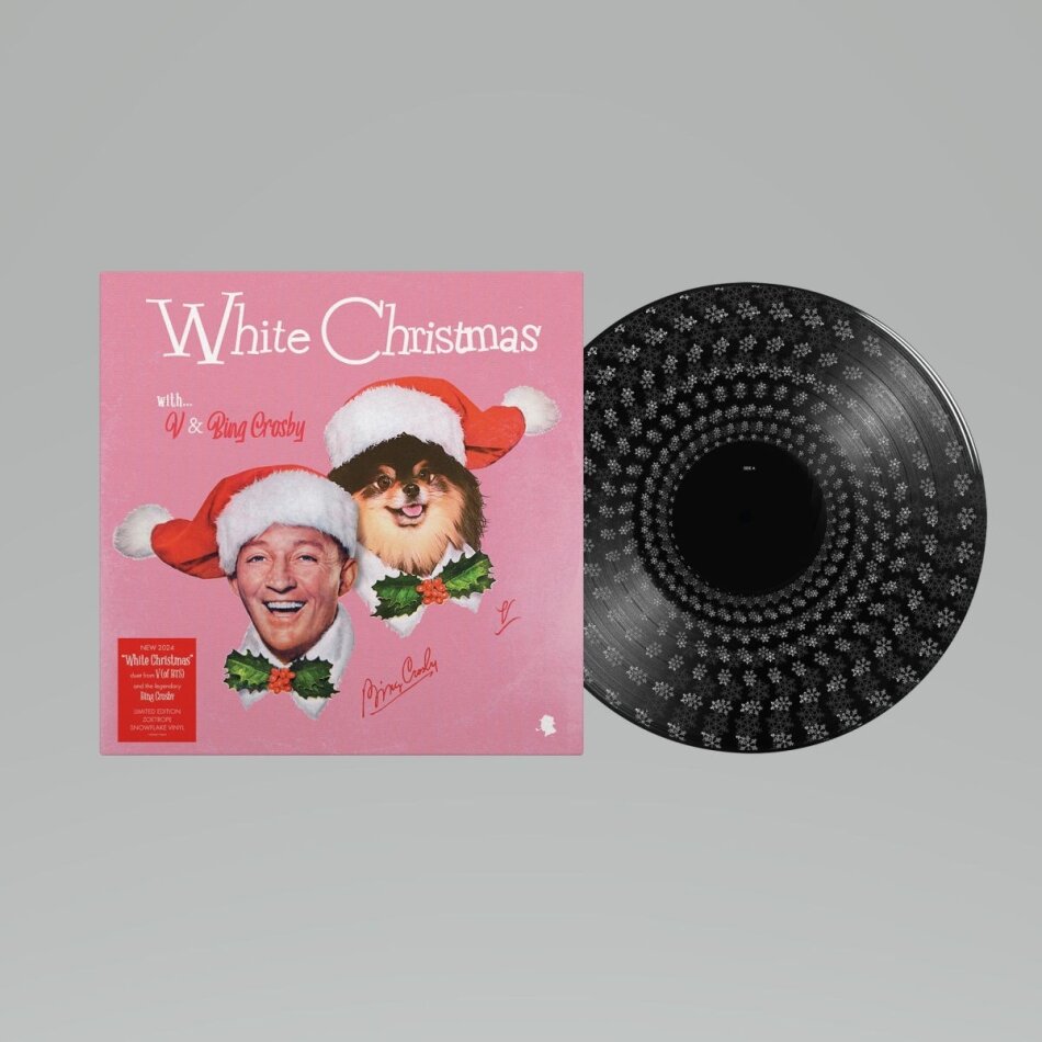 Bing Crosby & V (BTS) (K-Pop) - White Christmas 2024 Reissue, Remixes, Limited Edition, Zoetrope Picture Disc, 12" Maxi