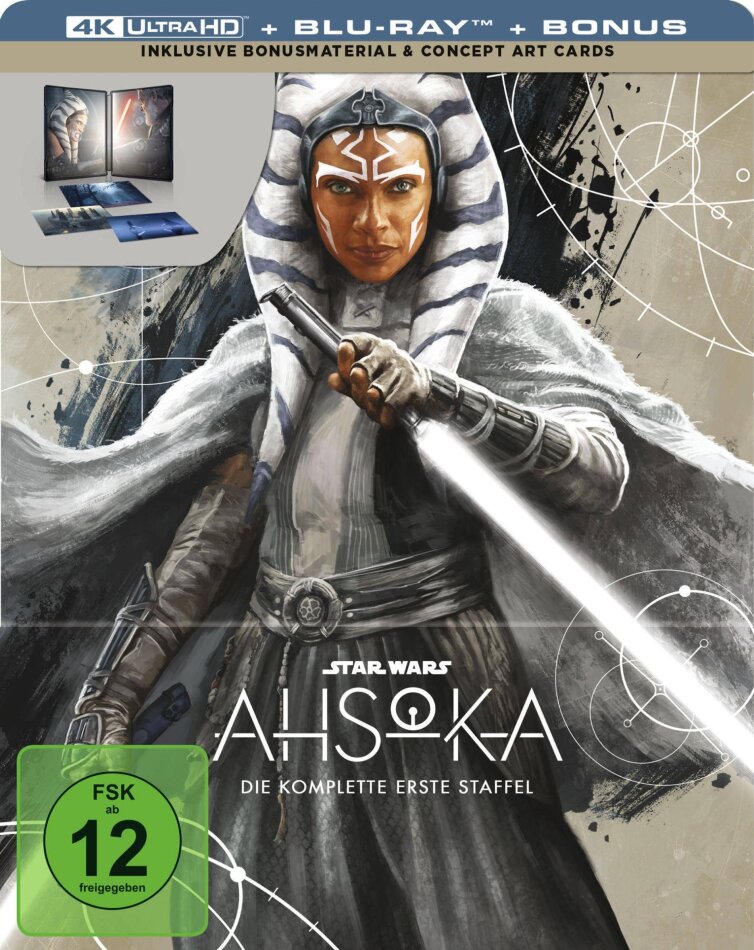 Ahsoka - Staffel 1 Limited Collector's Edition, Steelbook, 2 4K Ultra HDs + 2 Blu-rays