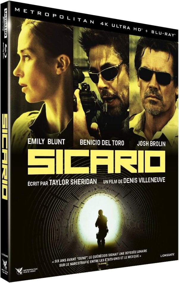 Sicario (2015) Édition Limitée, 4K Ultra HD + Blu-ray