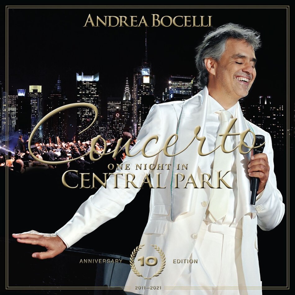 Andrea Bocelli - One Night In Central Park 10th Anniversary Edition, CD + DVD