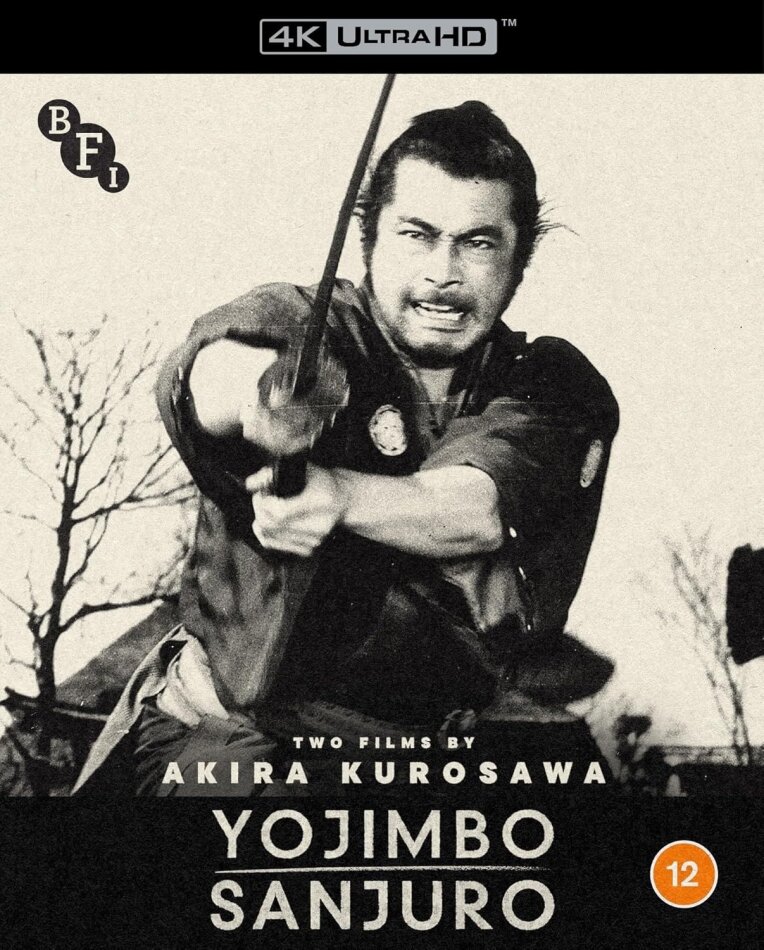 Yojimbo (1961) / Sanjuro (1962) b/w, Restored, 2 4K Ultra HDs