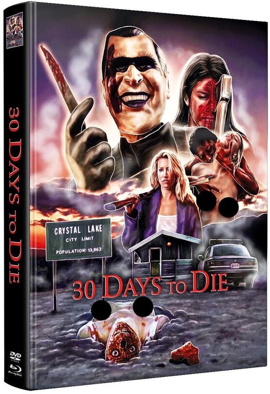 30 Days To Die (2009) Wattiert, Limited Edition, Mediabook, Blu-ray + DVD
