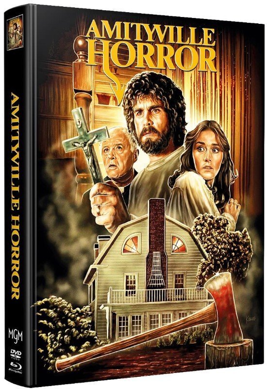 Amityville Horror (1979) Wattiert, Limited Edition, Mediabook, Blu-ray + DVD