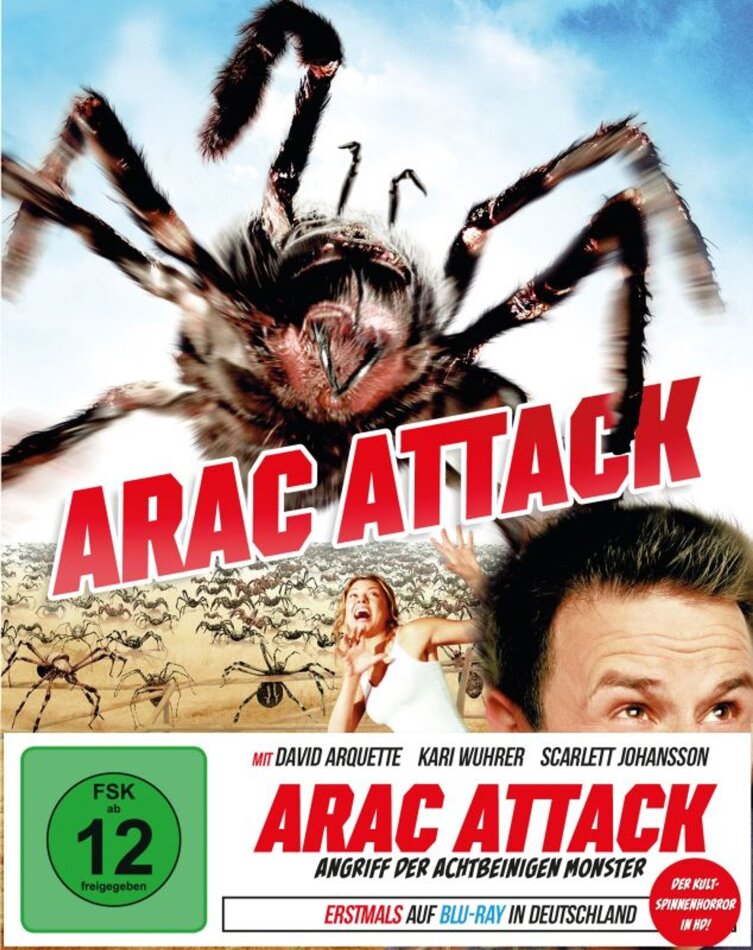 Arac Attack - Angriff der achtbeinigen Monster (2002) Cover A, Mediabook, Blu-ray + DVD