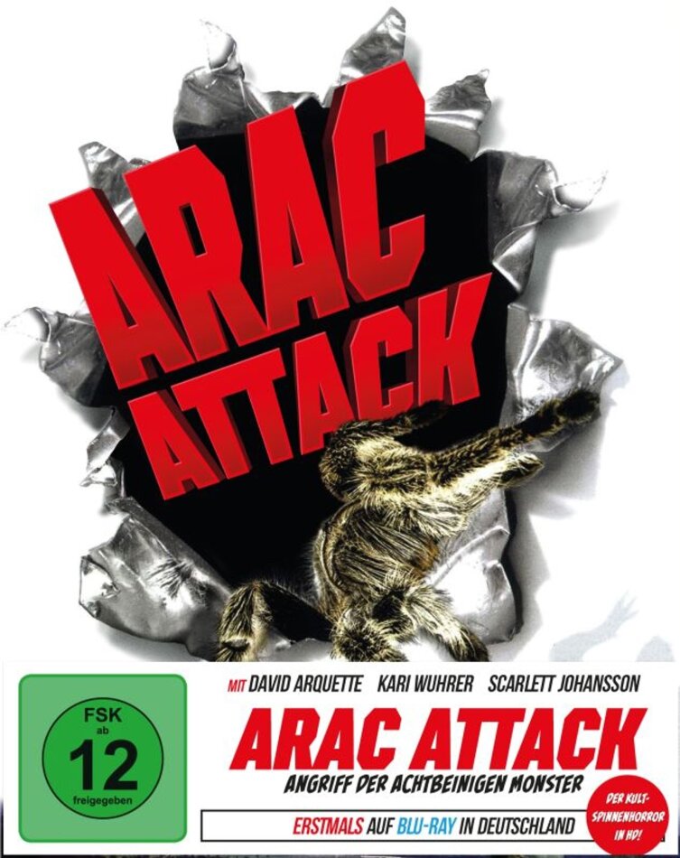 Arac Attack - Angriff der achtbeinigen Monster (2002) Cover B, Mediabook, Blu-ray + DVD