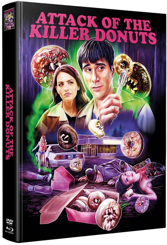Attack of the Killer Donuts (2016) Wattiert, Limited Edition, Mediabook, Blu-ray + DVD