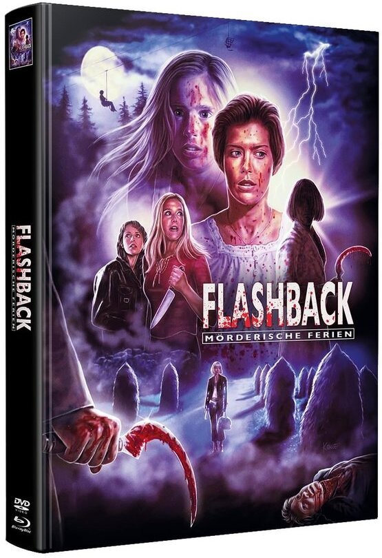 Flashback - Mörderische Ferien (2000) Wattiert, Limited Edition, Mediabook, Blu-ray + DVD