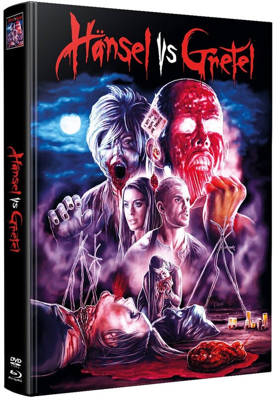 Hänsel vs. Gretel (2015) Wattiert, Limited Edition, Mediabook, Blu-ray + DVD